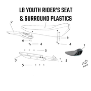 LB Youth - Rider's Seat & Surround Plastics