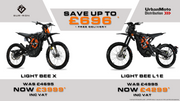 Surron Light Bee LBX Electric Off Road Motorcycle - Deposit Payment £250 for Orders